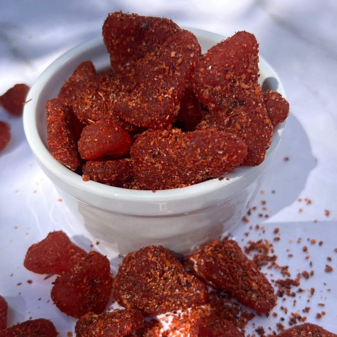 FRESAS DESHIDRATADAS CON CHILITO 300g