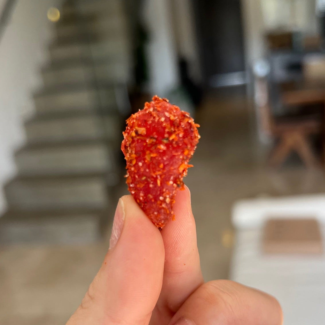 FRESAS DESHIDRATADAS CON CHILITO 300g